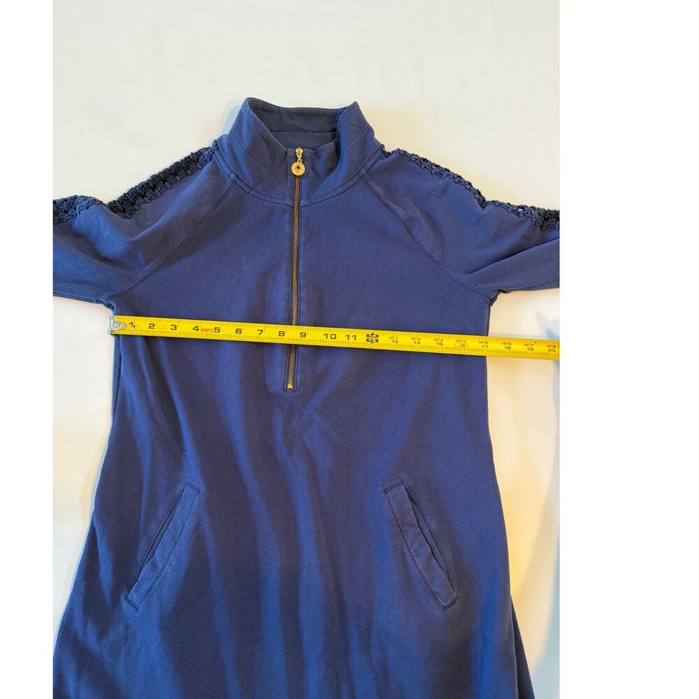 Lilly Pulitzer Skipper Solid Popover Sweatshirt D… - image 5